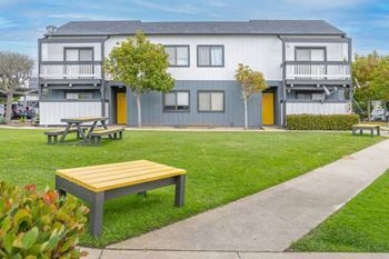 Outdoor with park with benches